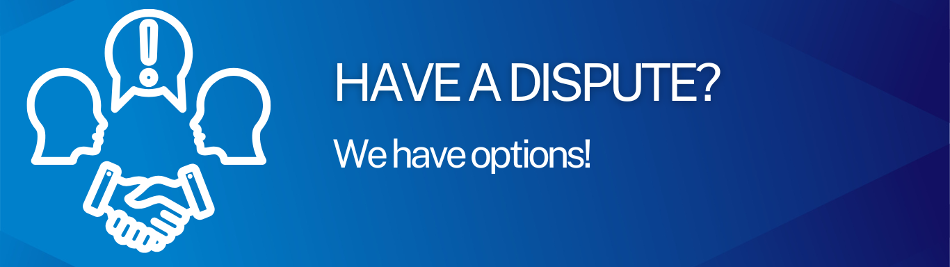 Dispute Resolution Page Banner